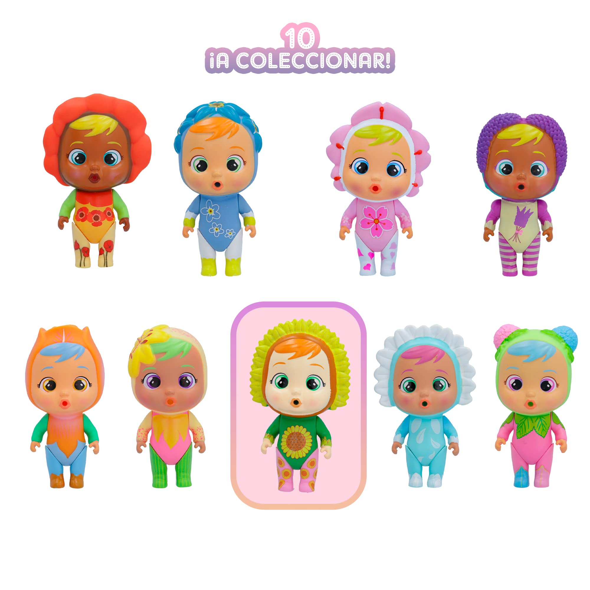 IMC Cry Babies Magic Tears Happy Flowers Mini Bambola Sorpresa