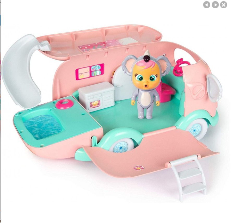 Imc Toys Cry Babies Magic Tears Koali Campervan camper con bambola