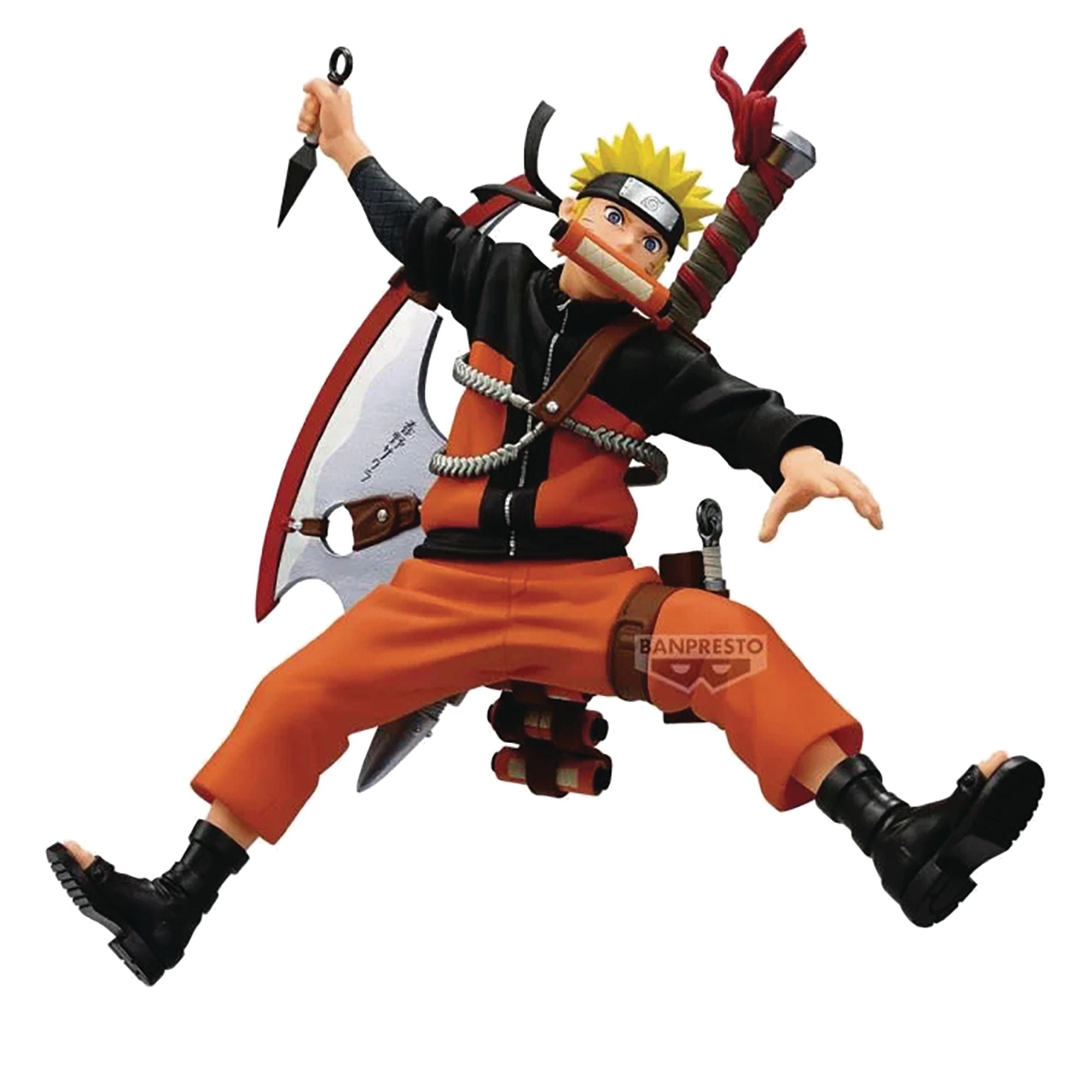 Banpresto Naruto Vibration Stars statua Naruto Uzumaki 20 cm