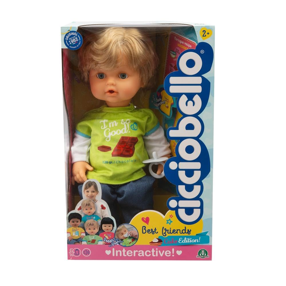 Cicciobello Classic Best Friends bambola 42 cm maglietta verde che piange
