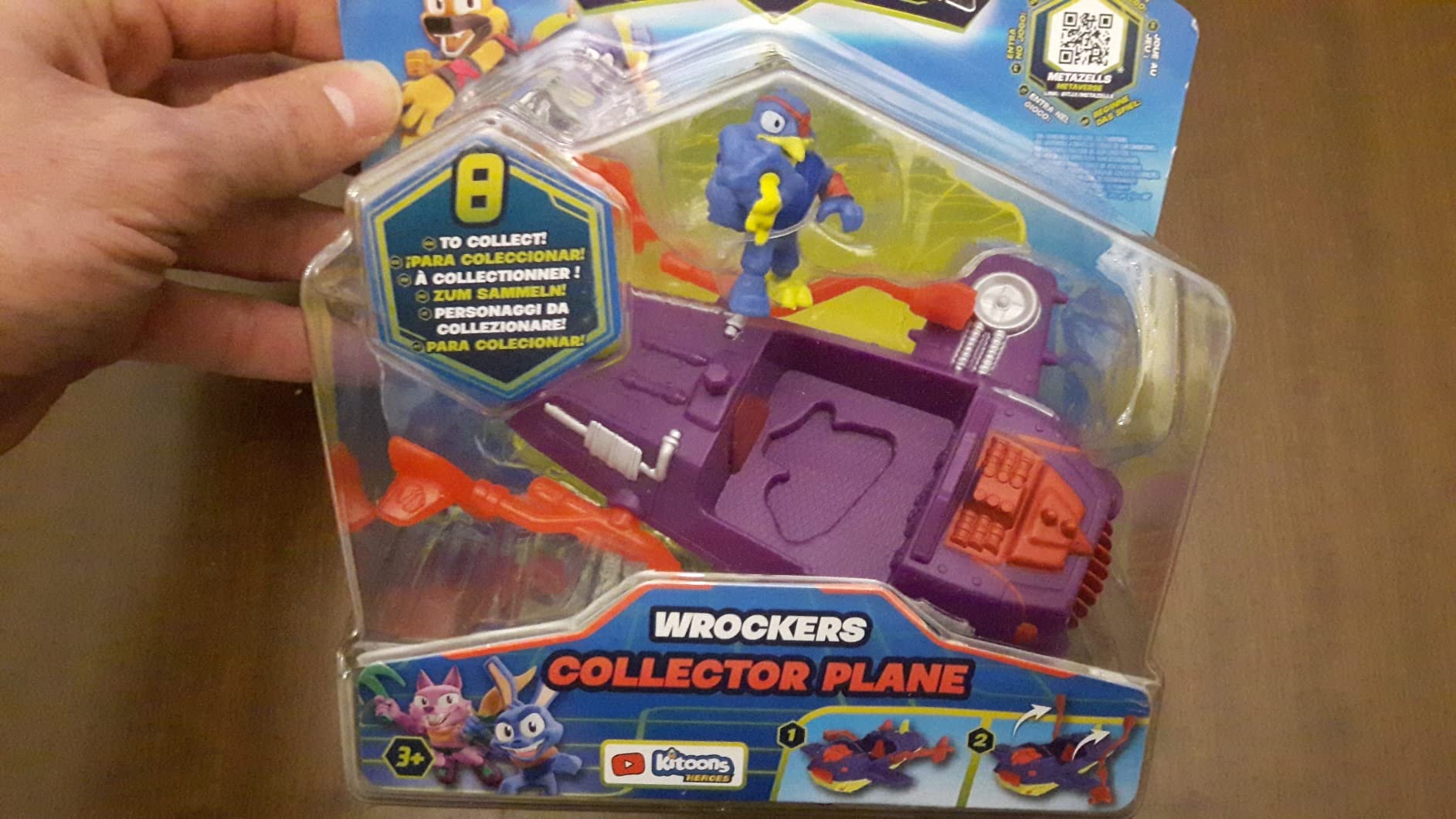 Imc Toys Metazells Collector Plane viola veicolo Coortis S1