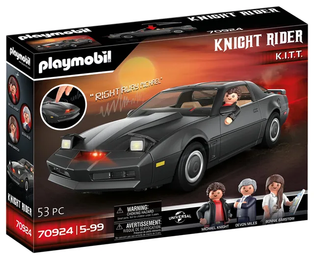 PLAYMOBIL Knight Rider 70924 K.I.T.T. auto luci e suoni