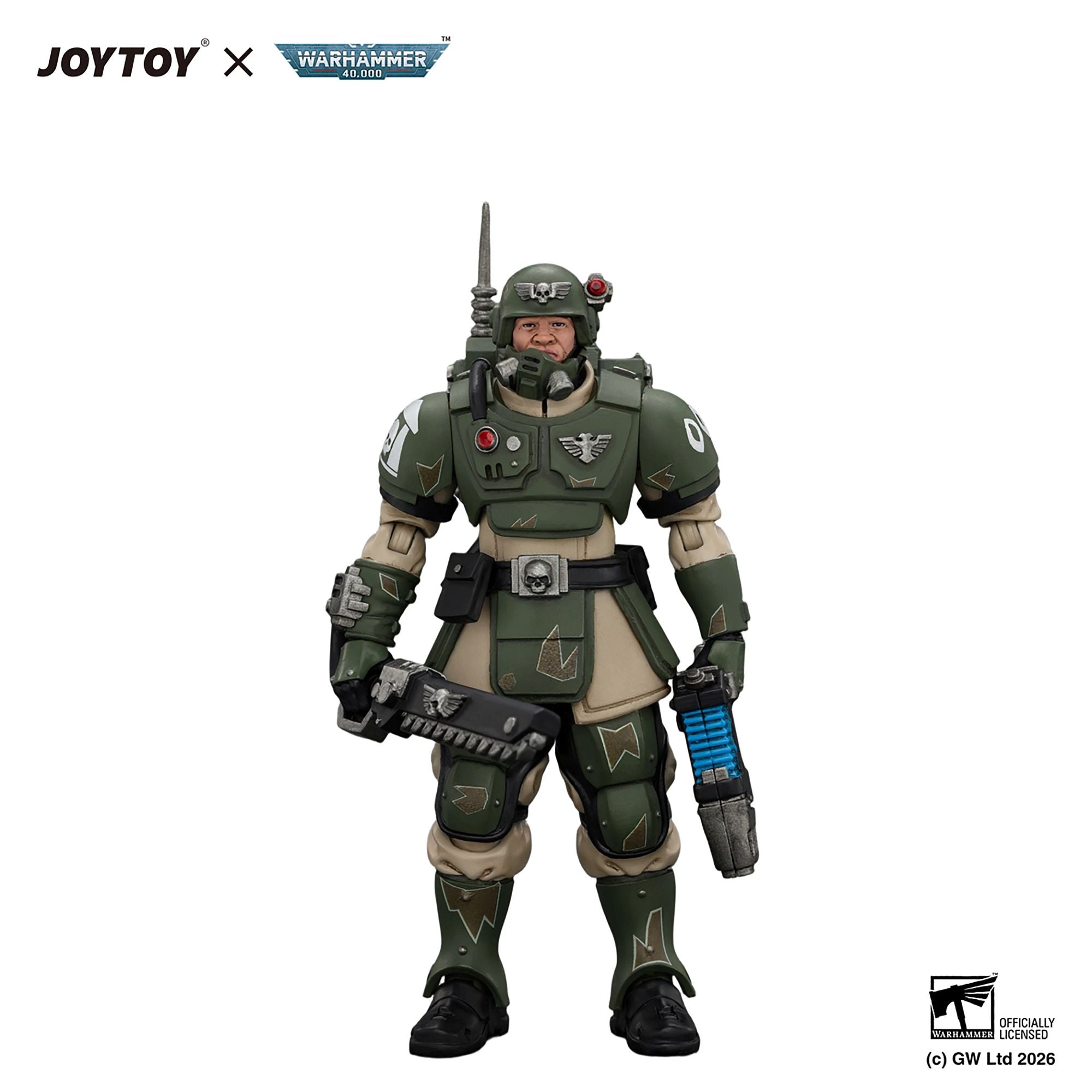 JoyToy Warhammer 40K Kasrkin Astra Militarum action figure