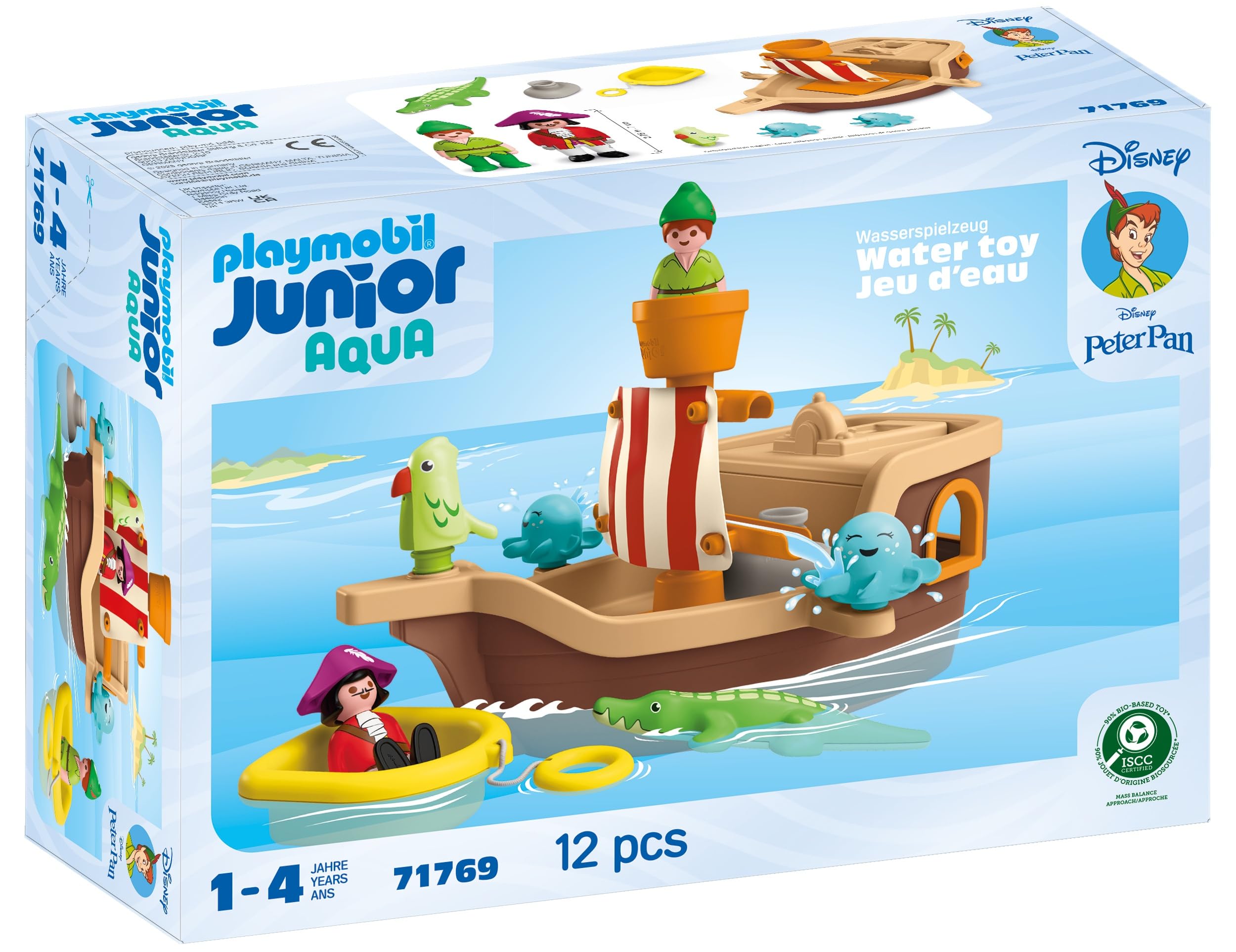 PLAYMOBIL Junior Disney 71459 barca Vaiana catamarano bagnetto