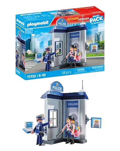 PLAYMOBIL Heroes 71733 playset interrogatorio polizia 4 anni