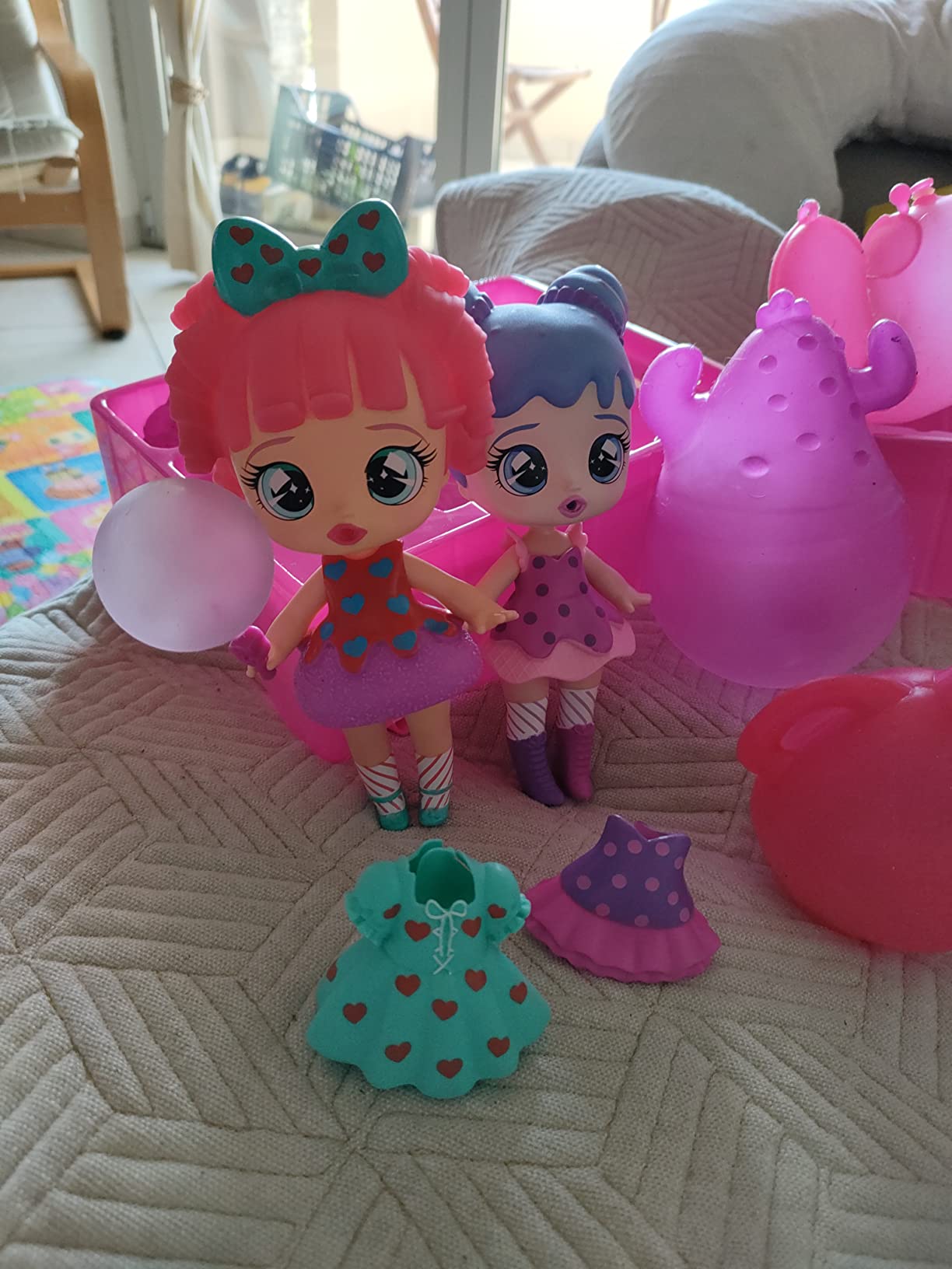 Bubiloons Bubigirls Susie bambola gonfia palloncini 12 accessori
