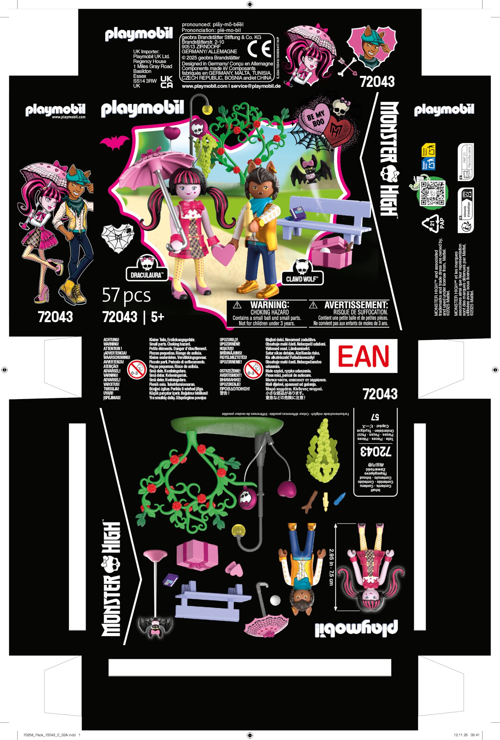 Playmobil Monster High 72043 Appuntamento San Valentino
