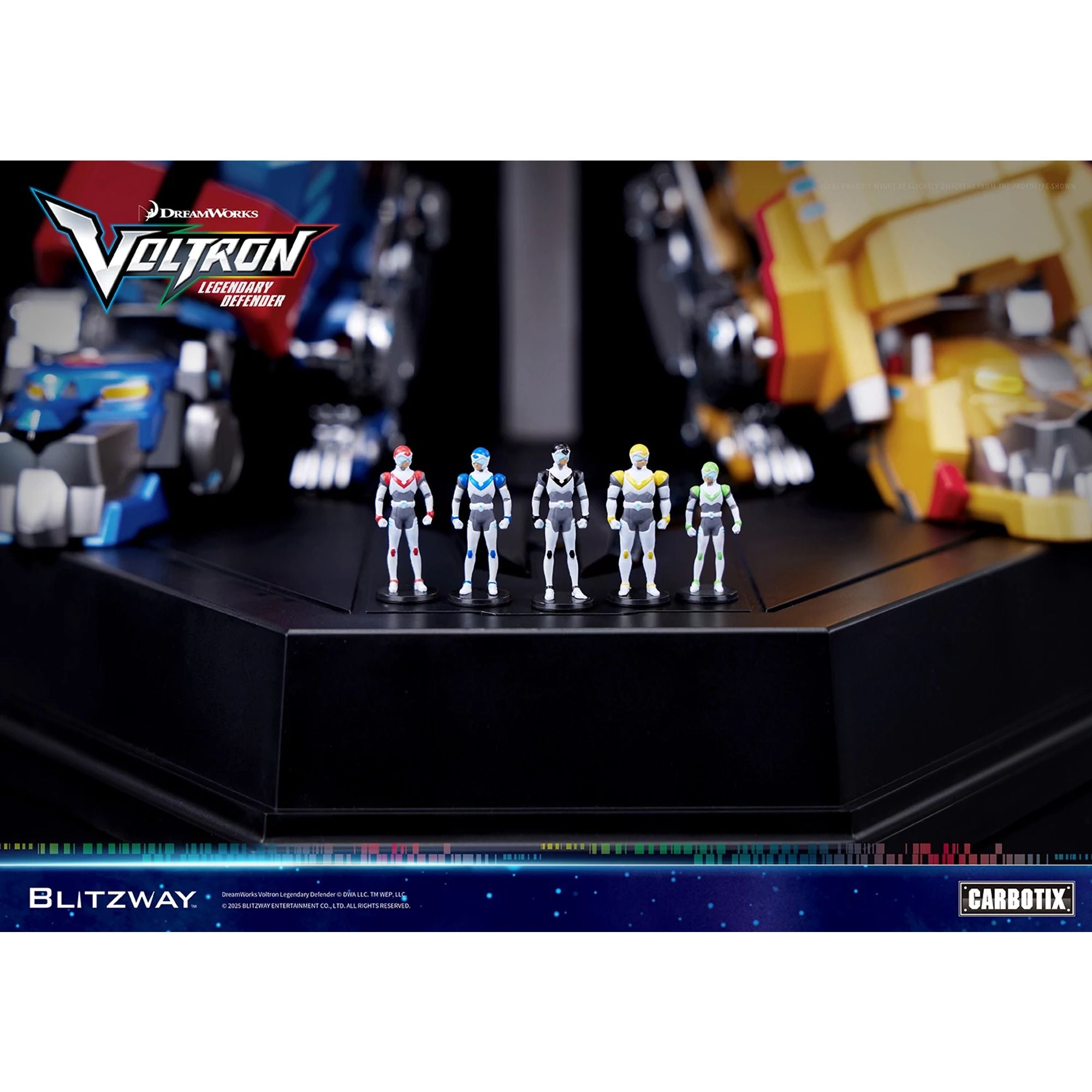 Blitzway Carbotix Voltron Legendary Defender action figure die-cast