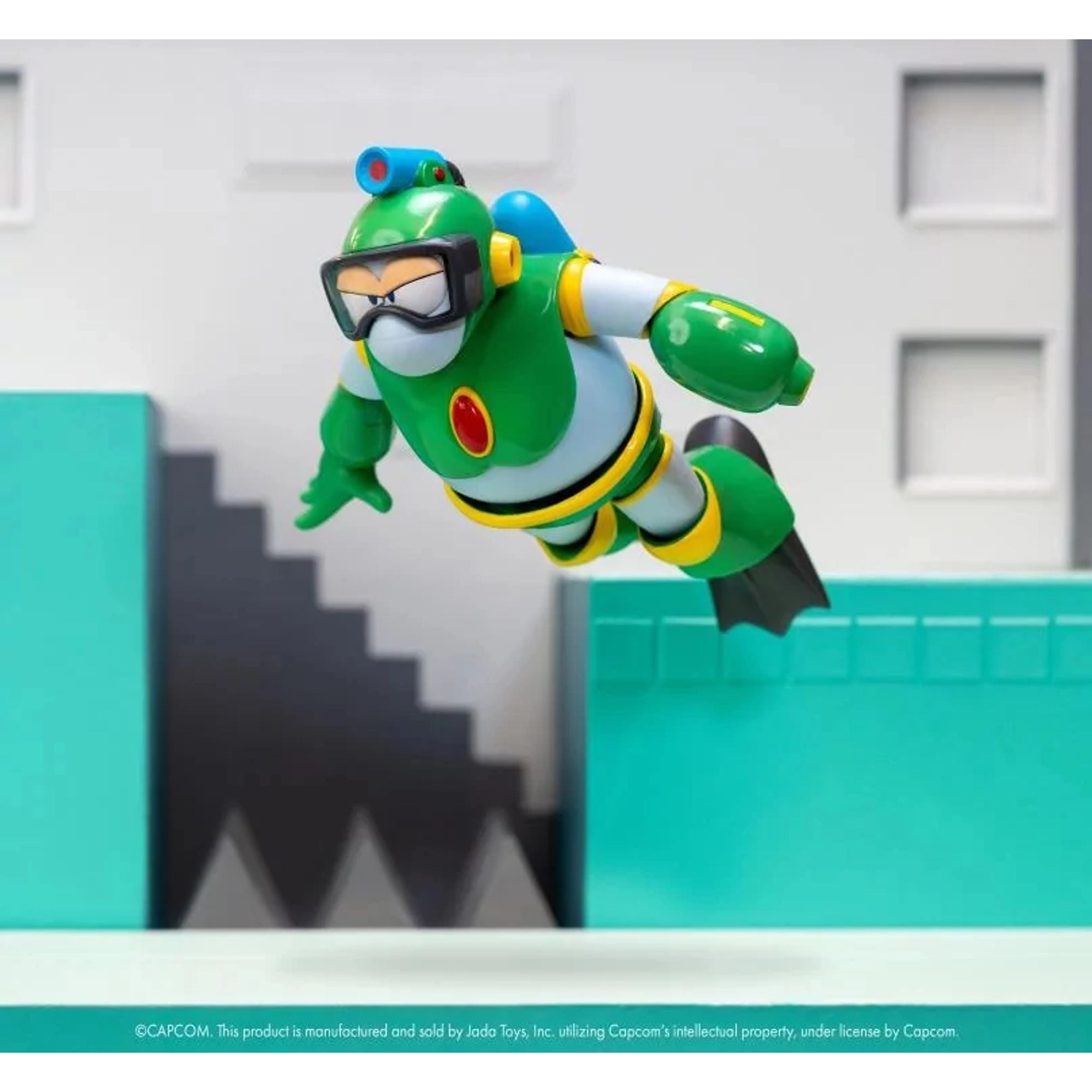 Jada Toys Mega Man Bubble Man action figure 1/12