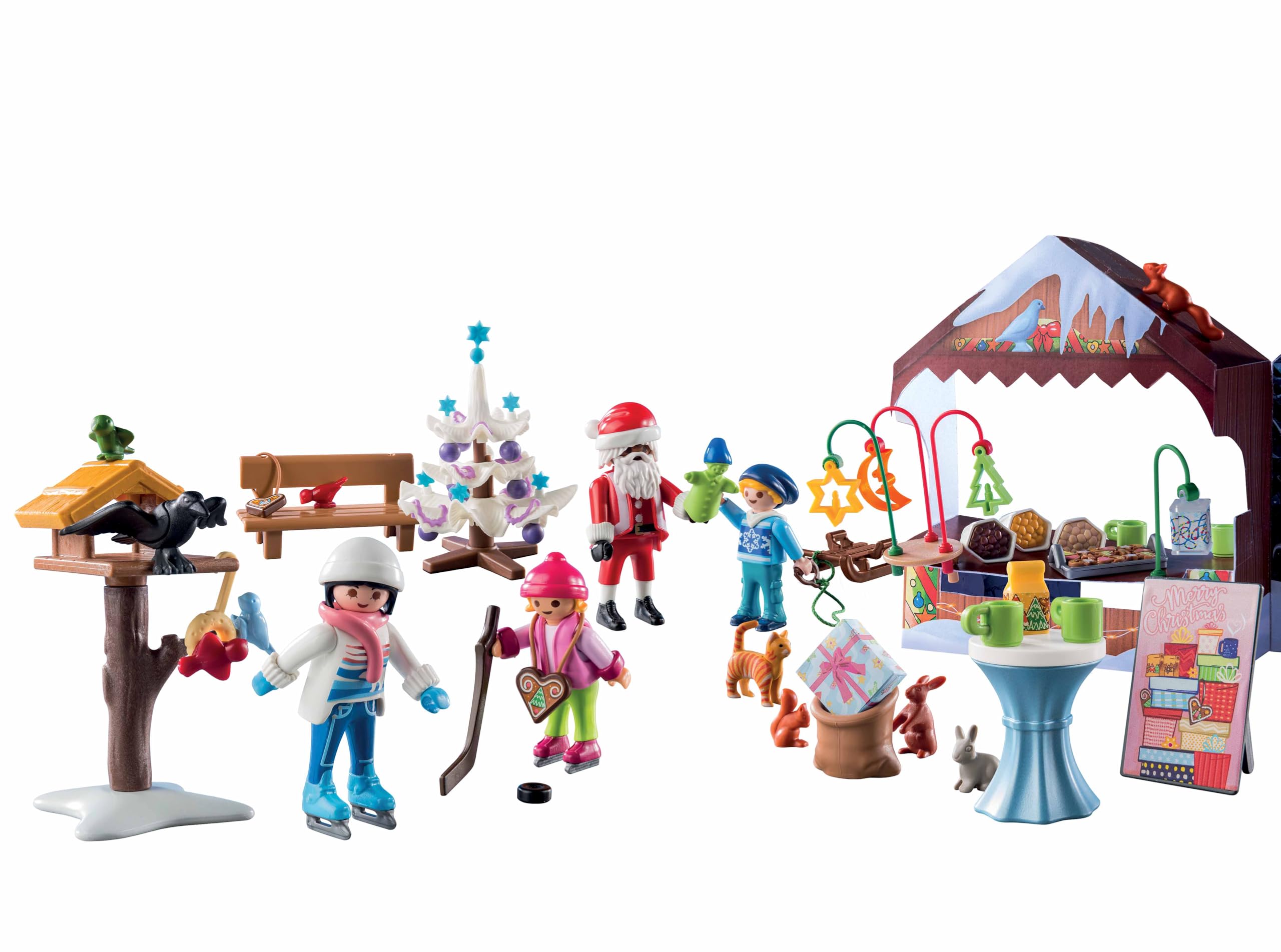 PLAYMOBIL Christmas 71472 Calendario Avvento mercatini