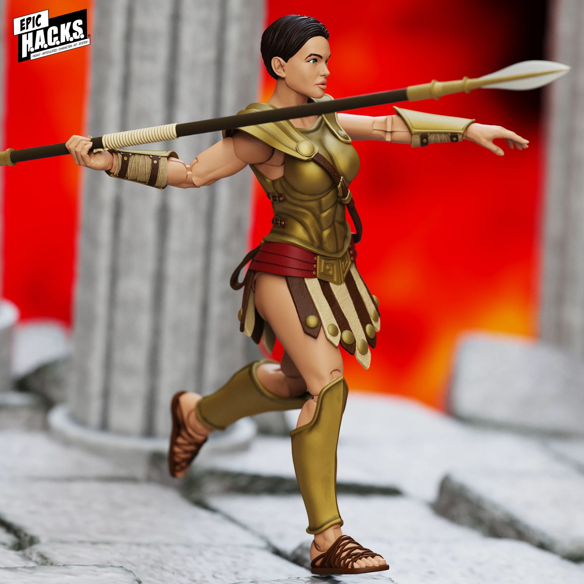Boss Fight Studio Epic H.A.C.K.S. Amazon Warrior action figure