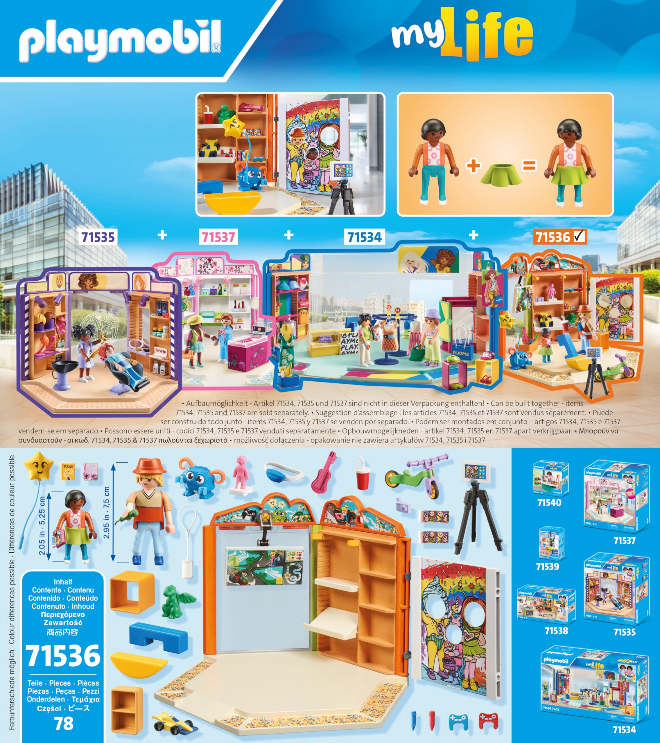 Playmobil My Life 71536 Negozio di Giocattoli playset 5+ anni