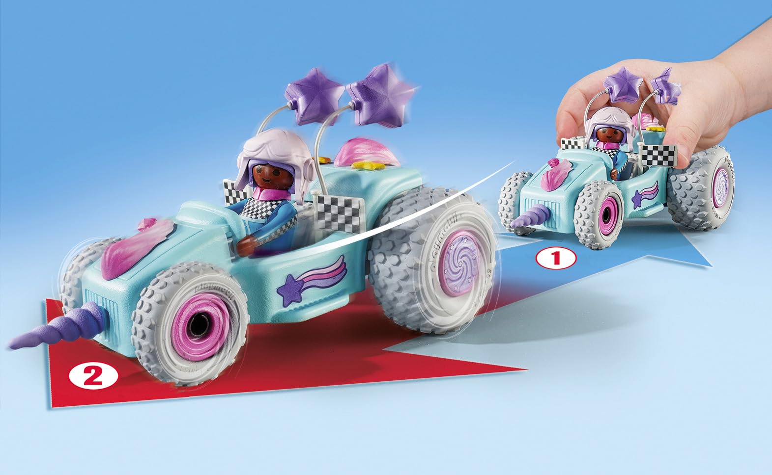 PLAYMOBIL Funstars 71635 kart Unicorno sfrecciante 46 pezzi