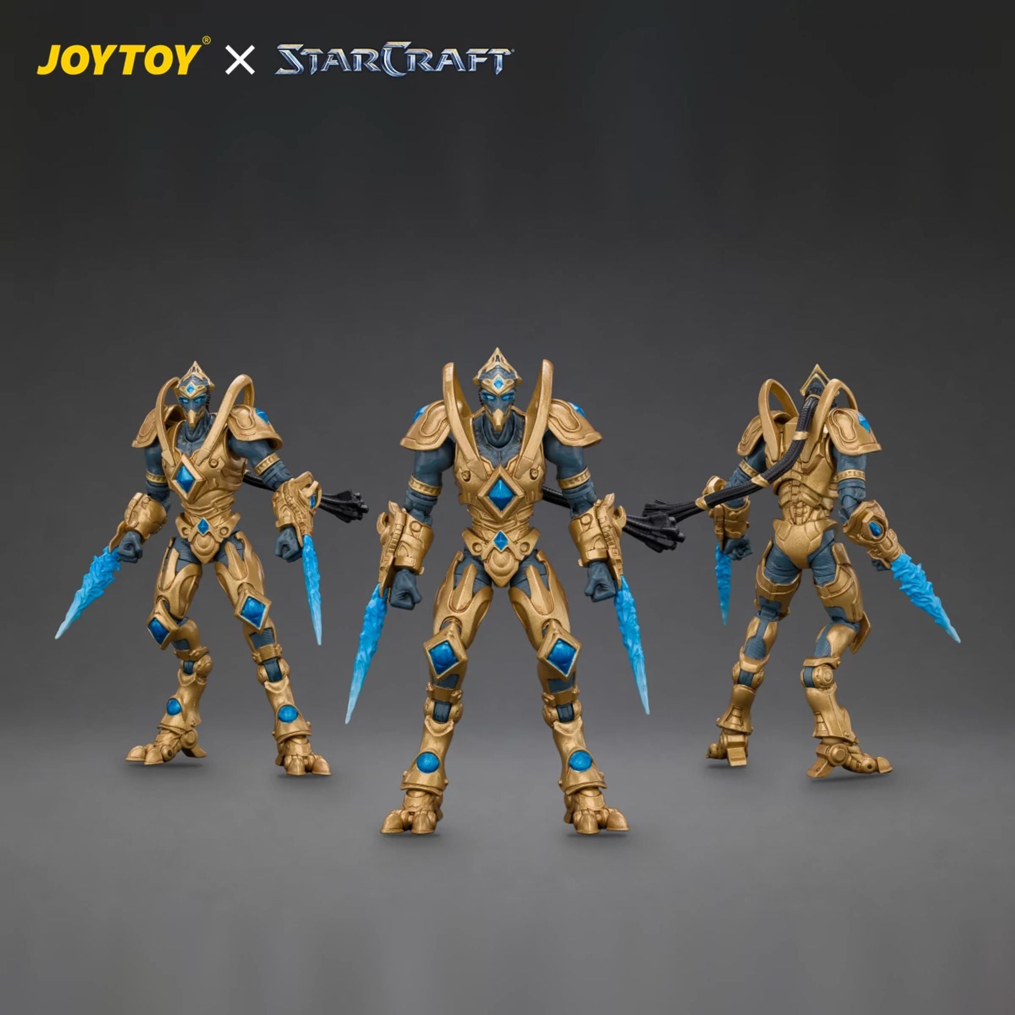 JoyToy Protoss Zealot Set Action Figure StarCraft 3 Pezzi