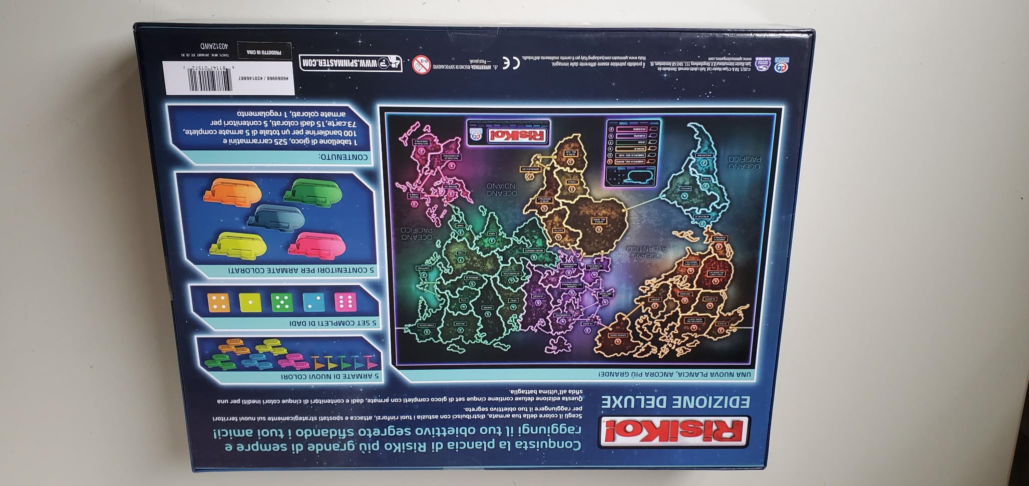 Risiko Edizione Deluxe gioco da tavolo Versione Deluxe