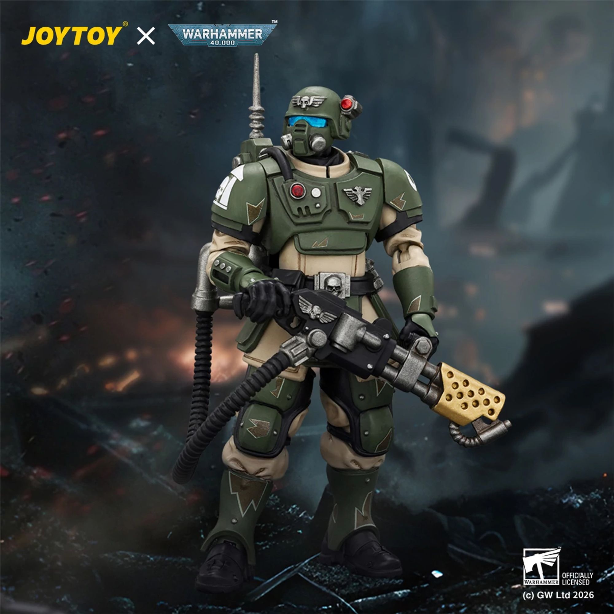 JoyToy Astra Militarum Kasrkin 2 action figure Flamer