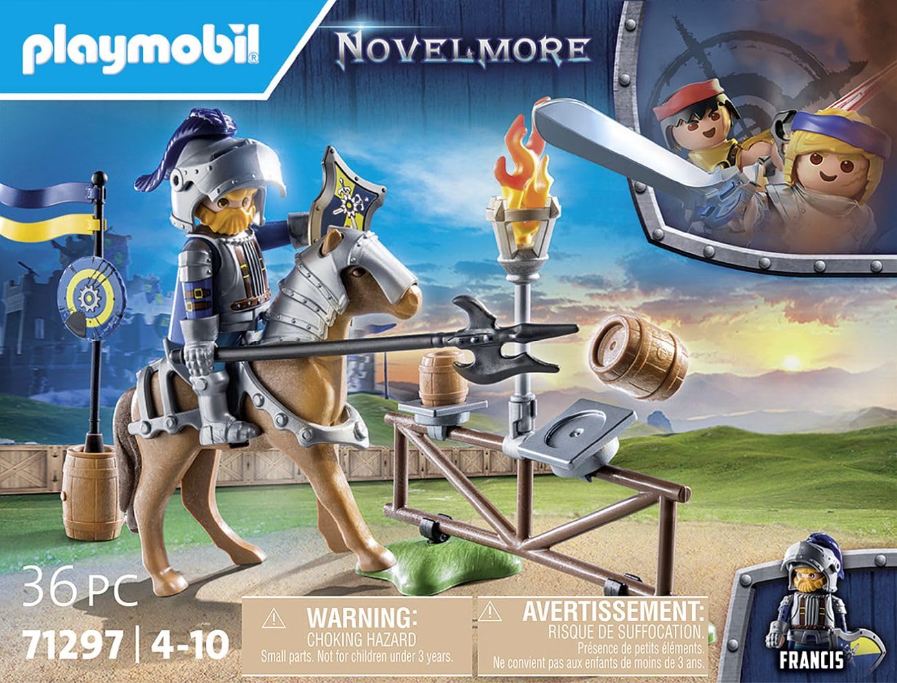 PLAYMOBIL Novelmore 71297 Giostra Medievale Giocattolo Cavaliere