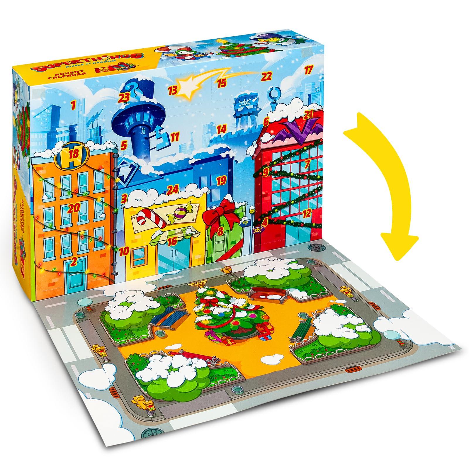 Superthings Calendario Avvento 24 Sorprese Minifigure Natale