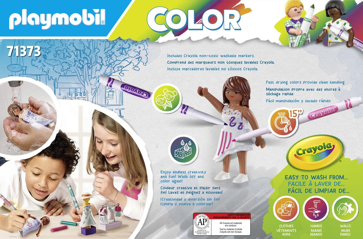 Playmobil Color 71373 Atelier di Moda playset 45 pezzi da 5 anni