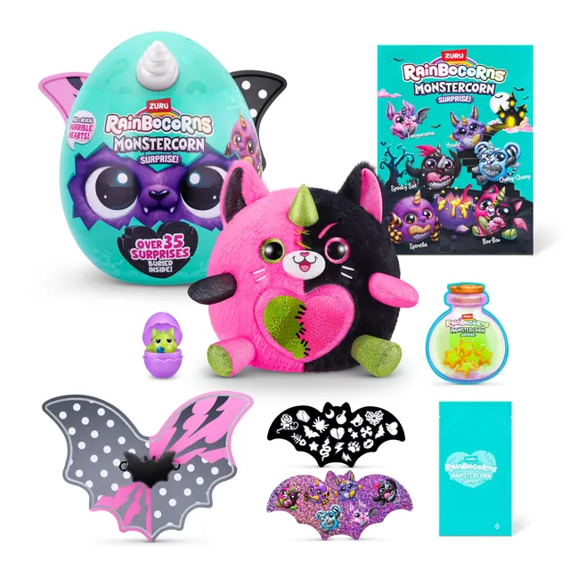 Rainbocorns Monstercorn Surprise Gatto peluche 35 sorprese