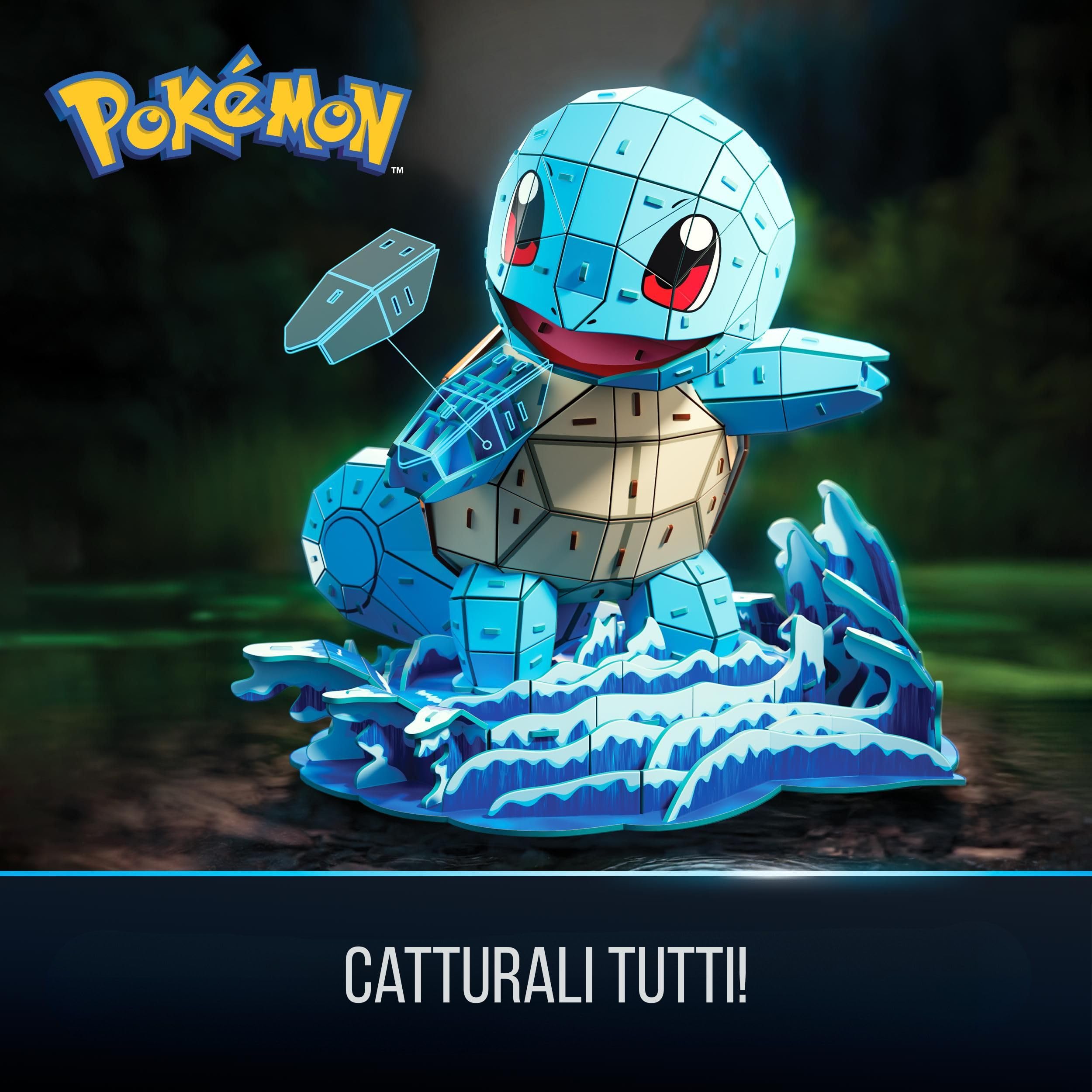 4D Build Pokémon Squirtle puzzle 3D 180 pezzi 12+