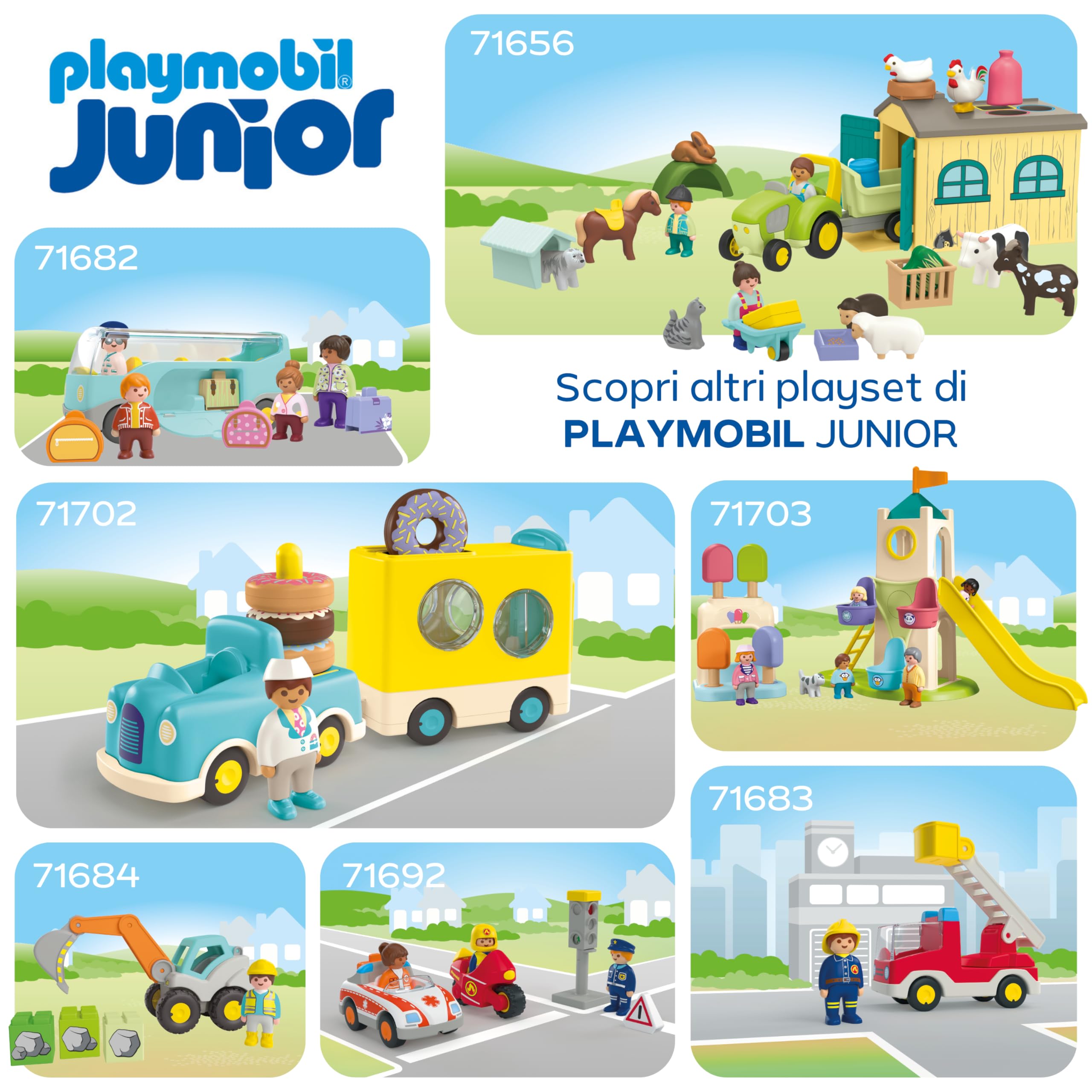 PLAYMOBIL Country Trattore con Piantatrice Giocattolo Fattoria Figure