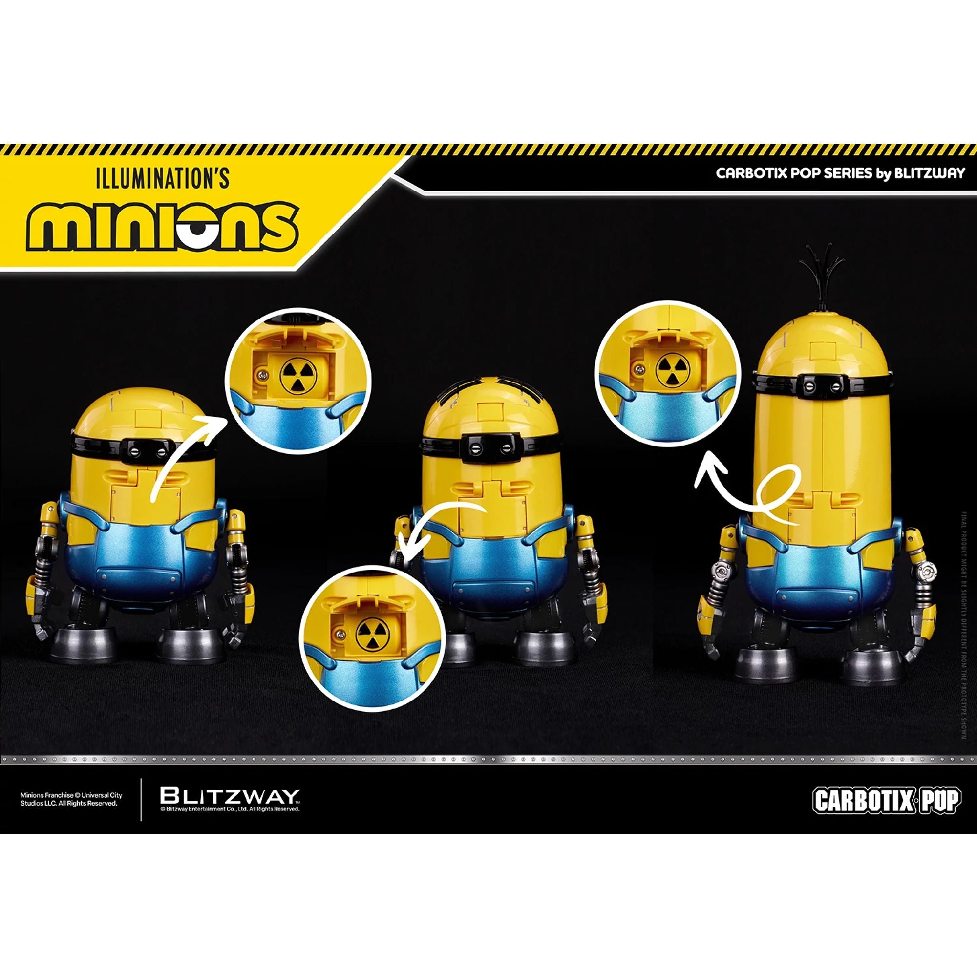 Blitzway Carbotix Pop Minion Stuart action figure film