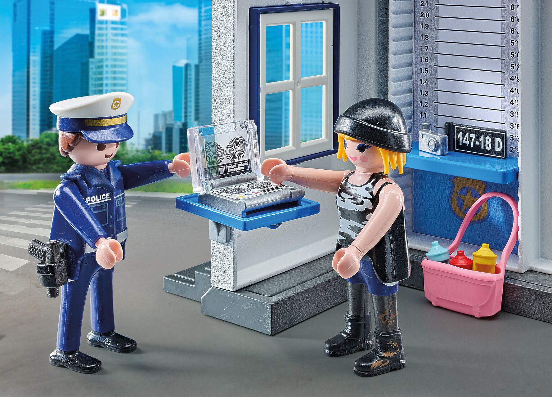 PLAYMOBIL Heroes 71733 playset interrogatorio polizia 4 anni