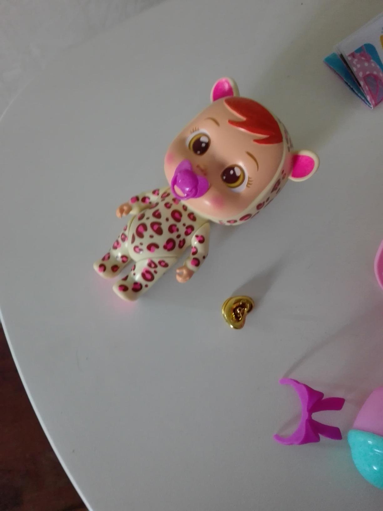 Cry Babies Magic Tears casetta biberon mini bambola 6 accessori