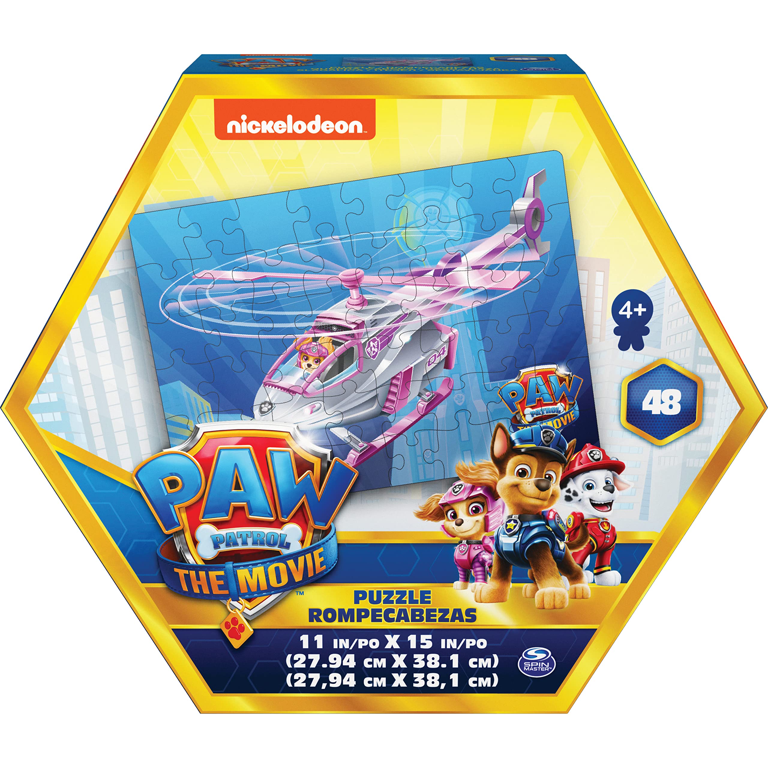 Spin Master Paw Patrol Puzzle 48 Pezzi Super Film 4+ Anni