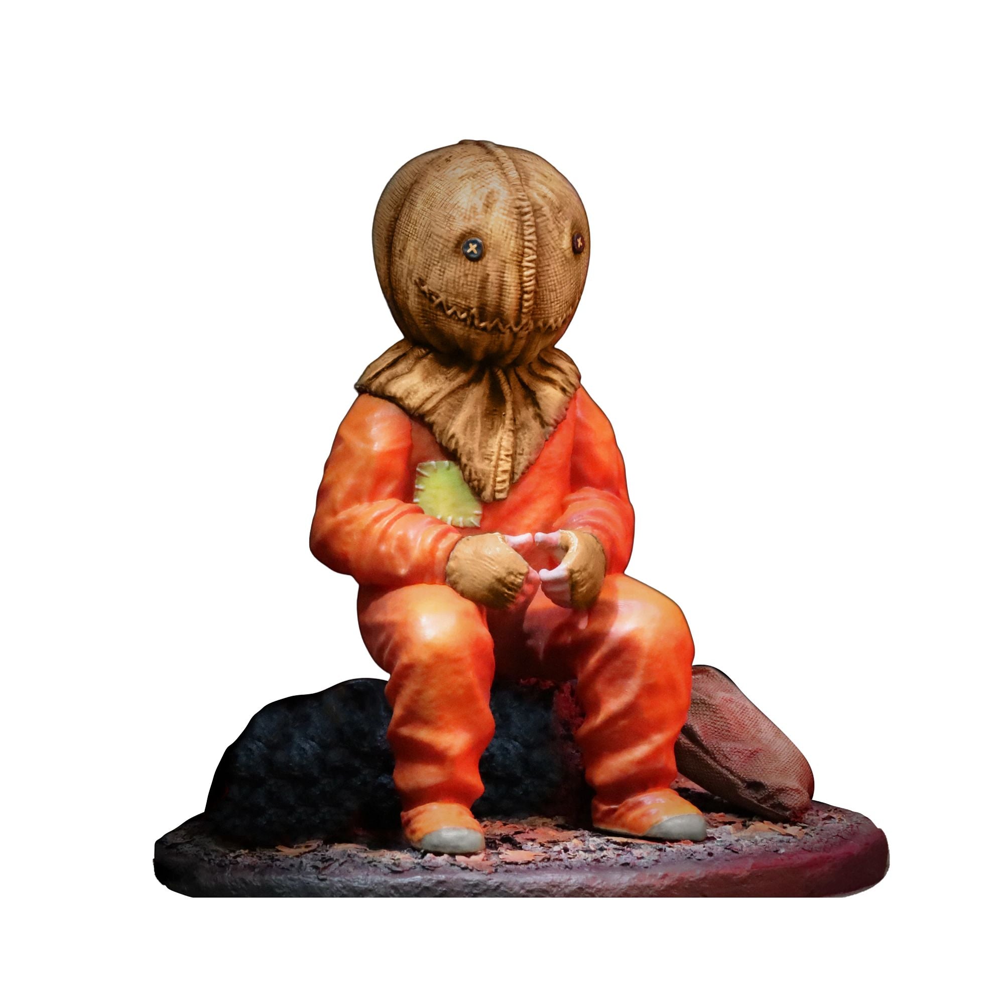 Star Ace Trick r Treat Sam statua resina 18 cm 2 teste
