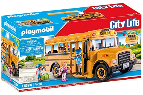 Playmobil City Life 71094 scuolabus US School Bus 46 pezzi