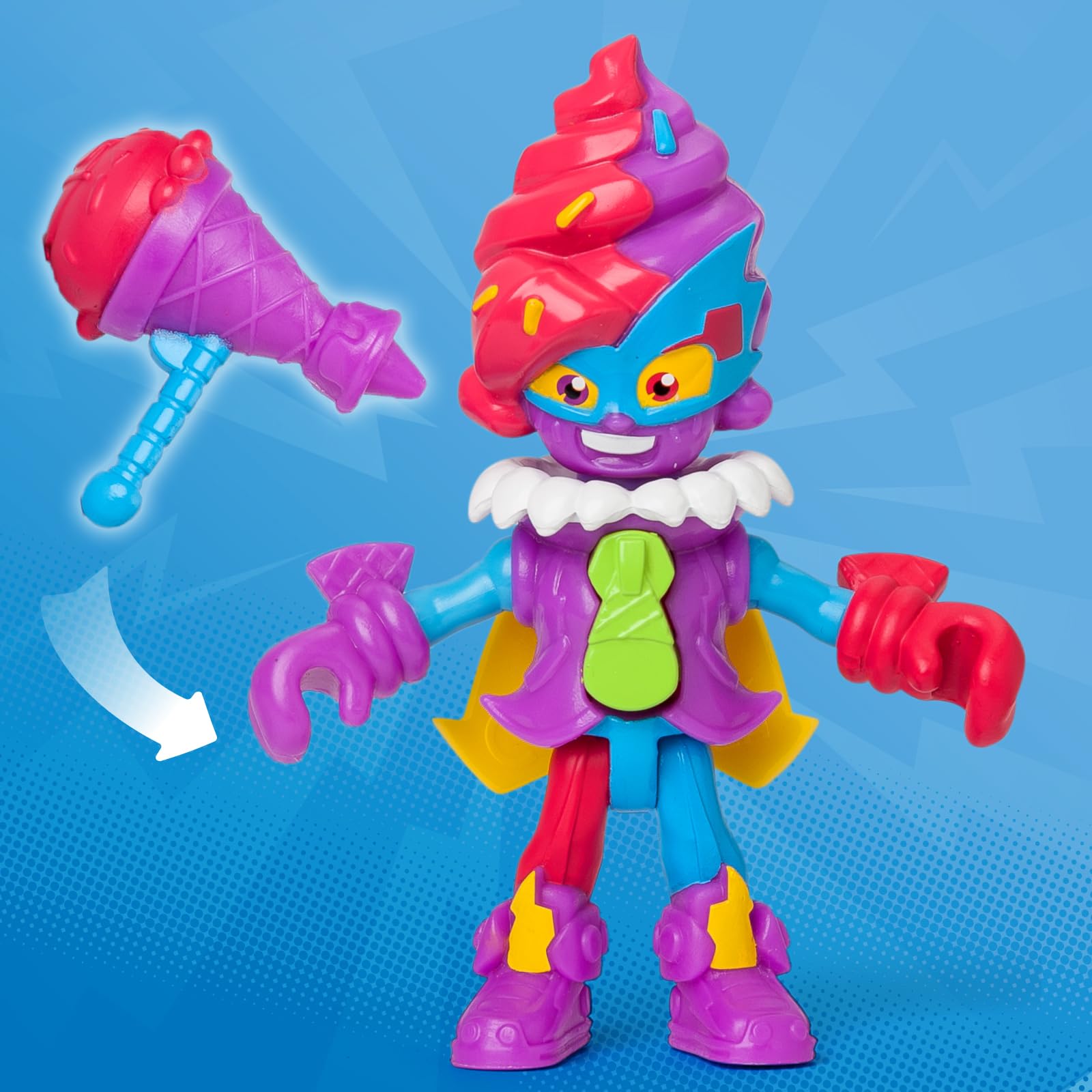 SuperThings Kazoom Kids Sourbette Figura Articolata Crazy Cone