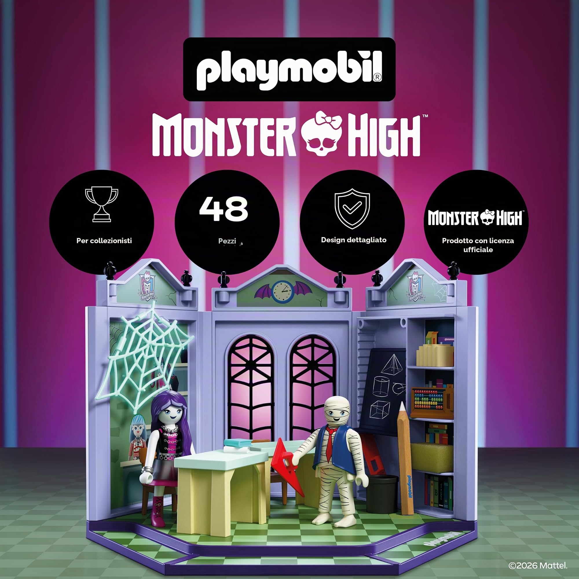 Playmobil Monster High 72145 aula scolastica Spectra
