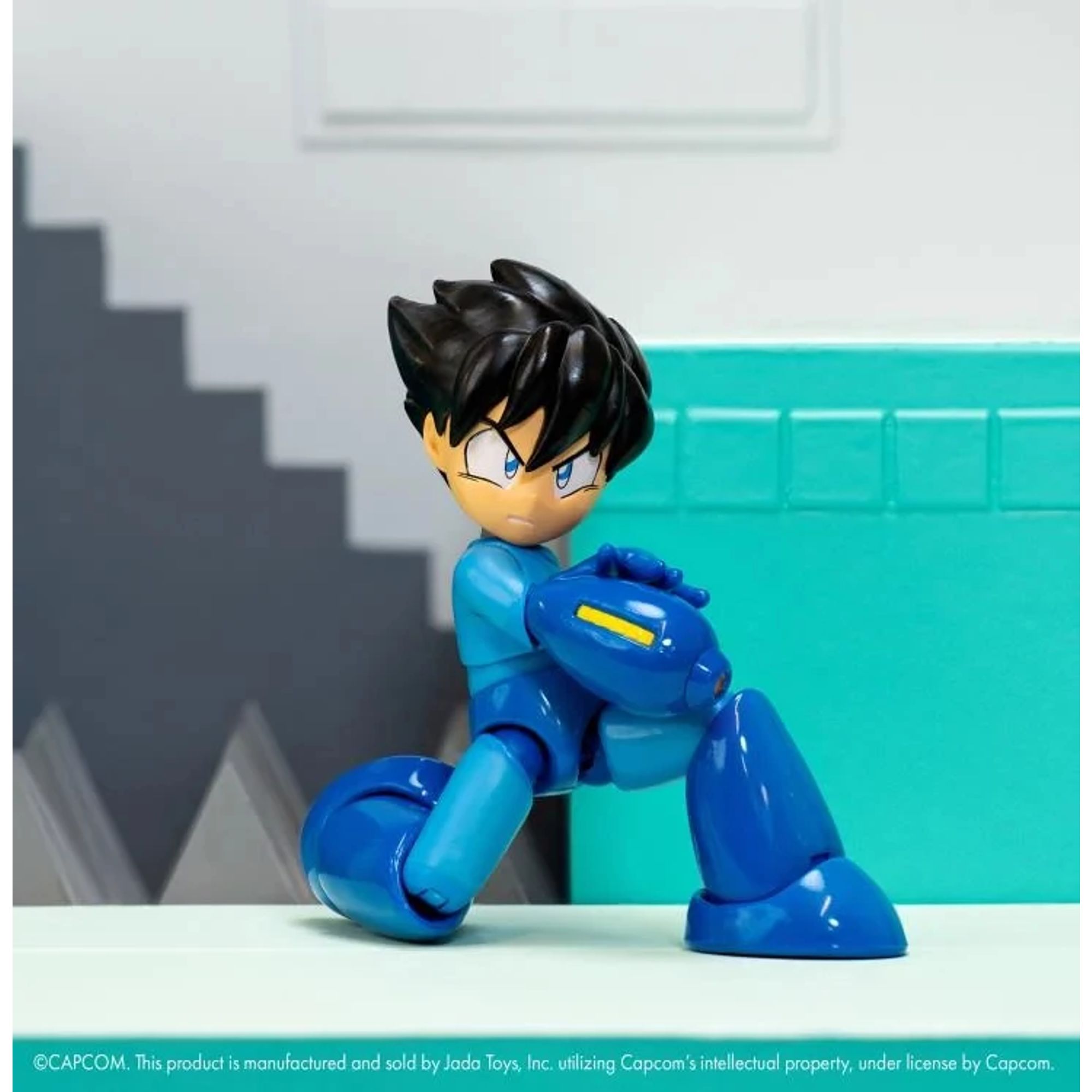 Jada Mega Man senza casco action figure 1/12 5 pollici