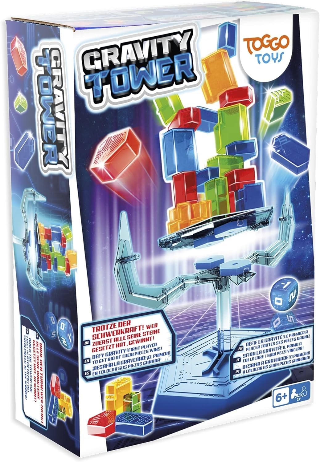 IMC Toys Play Fun Gravity Tower Gioco Torre 48 Blocchi