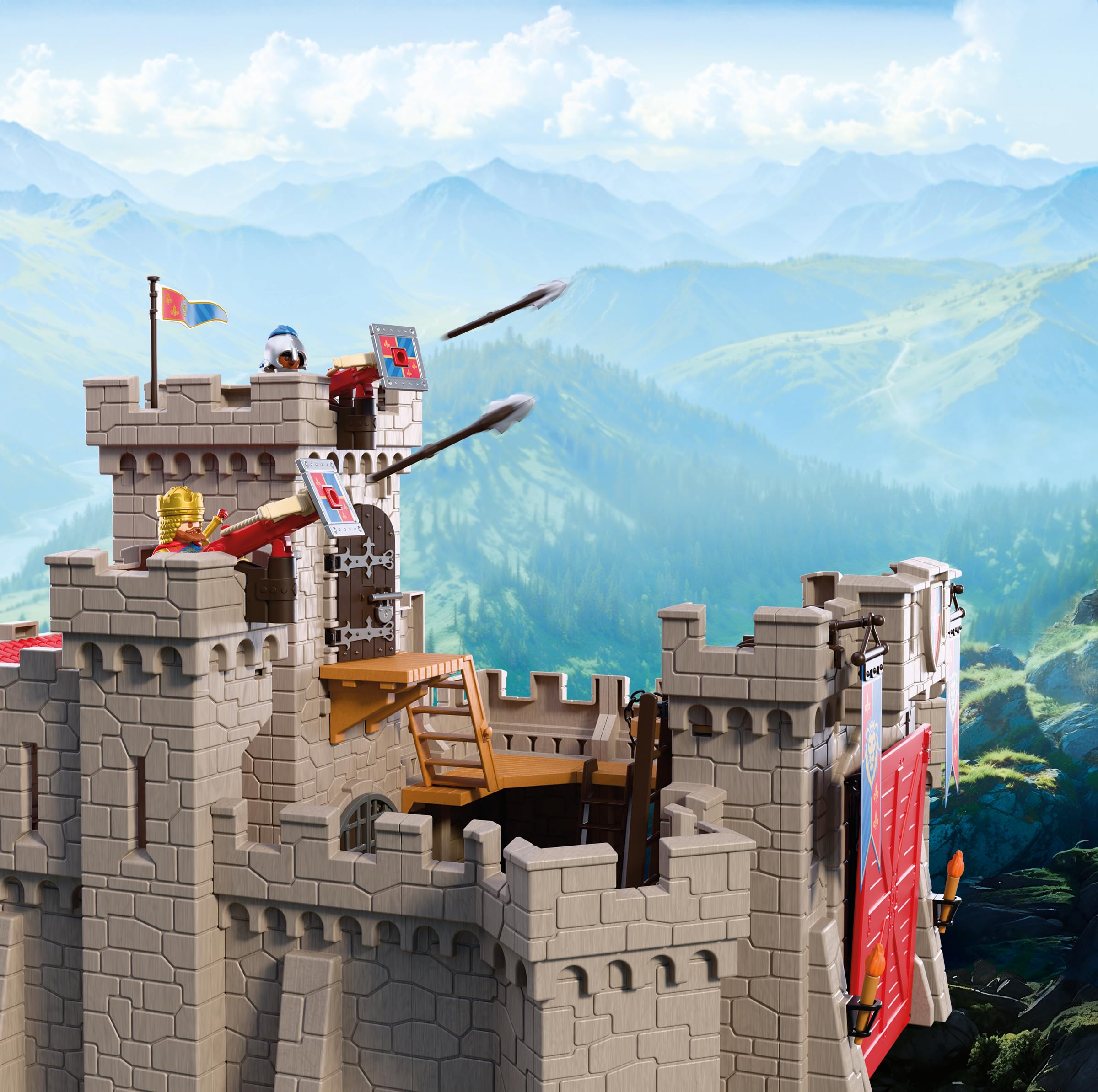 Playmobil Knights 72112 Grande Castello Cavalieri Leone 4+ anni