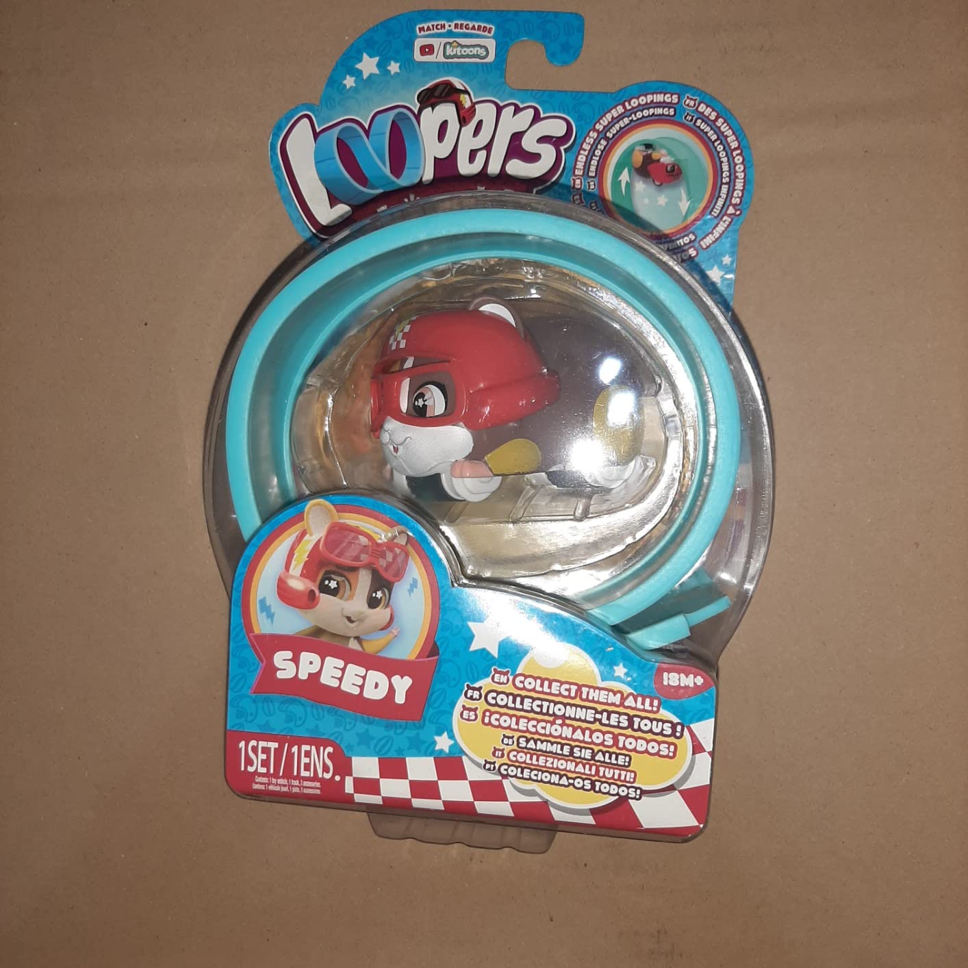 IMC Toys Loopers Hammies Speedy Criceto Interattivo Pista 3 Anni