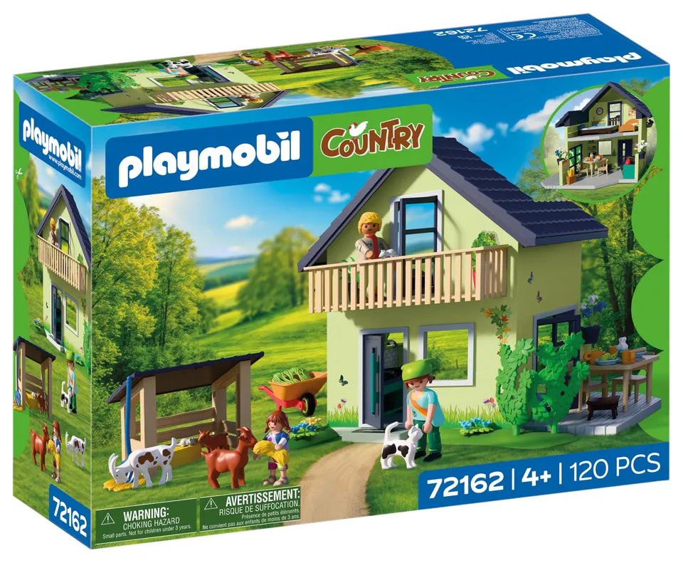 Playmobil Country 72162 casa di campagna con balcone e animali