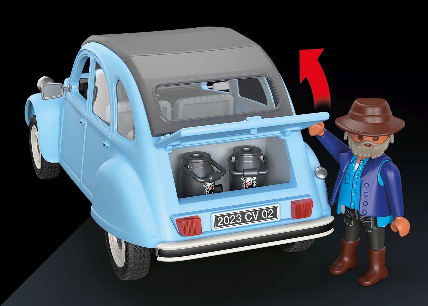 PLAYMOBIL 70640 Citroen 2 CV macchinina beige 57 pezzi