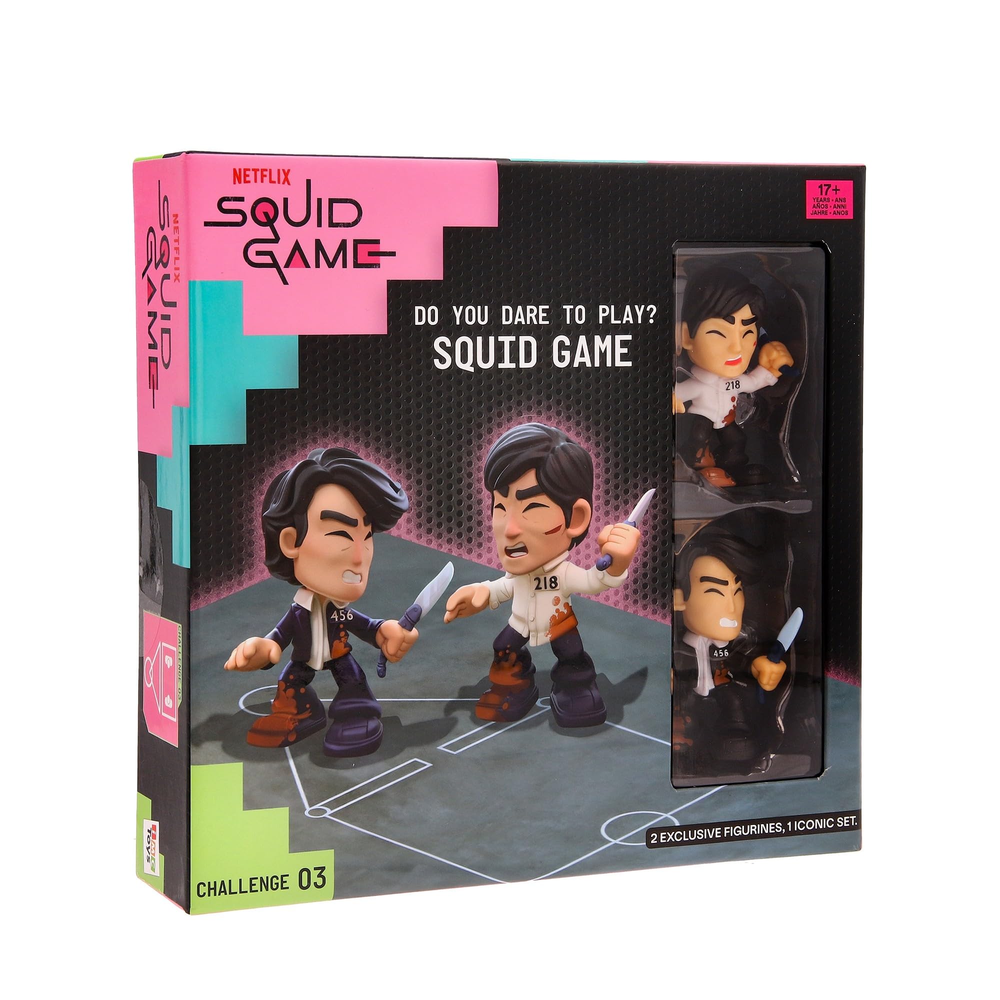 IMC Toys Squid Game Sfida Finale gioco da tavolo adulti 17+ con figure