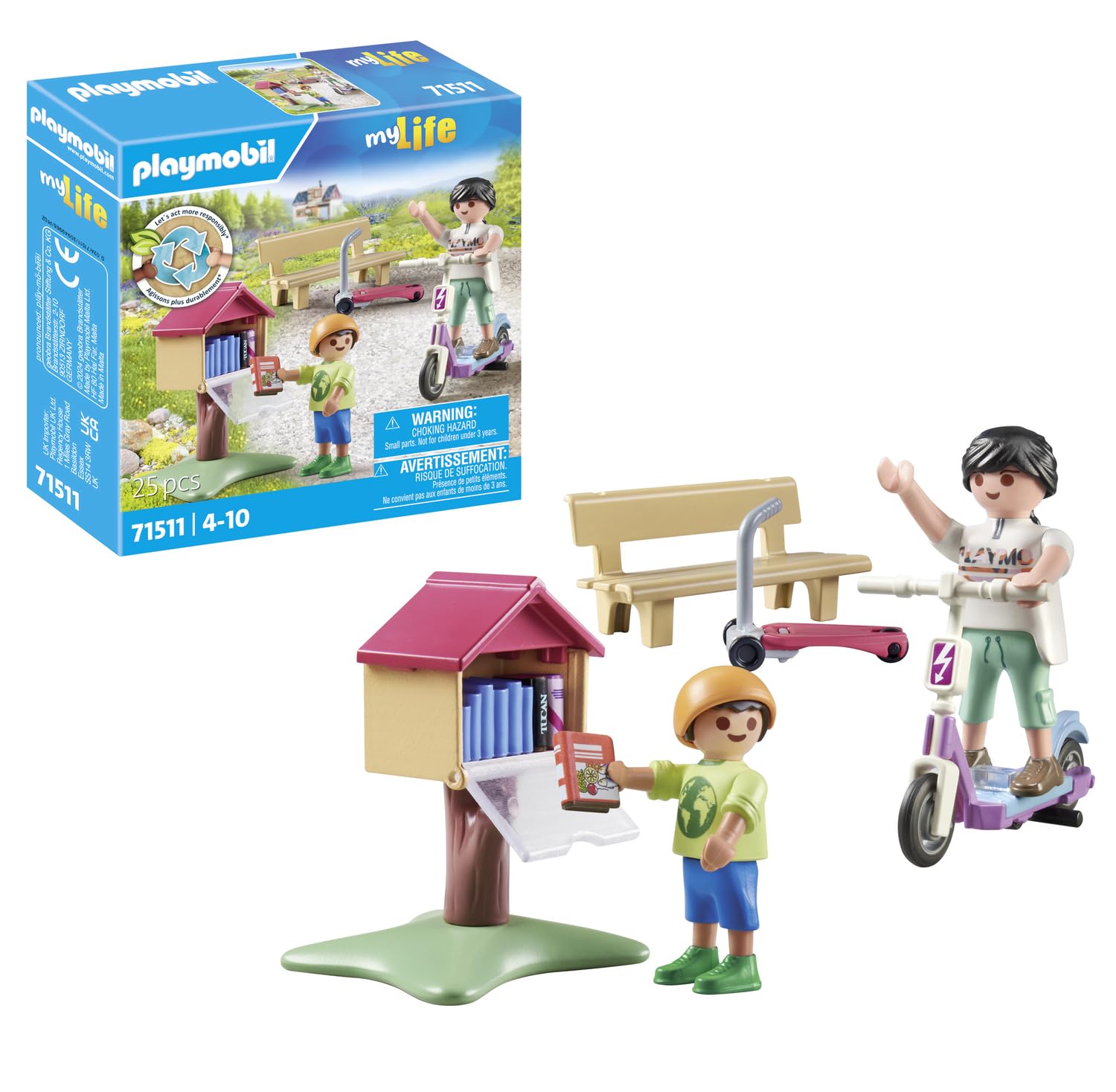 Playmobil My Life 71511 playset Book Sharing 25 pezzi