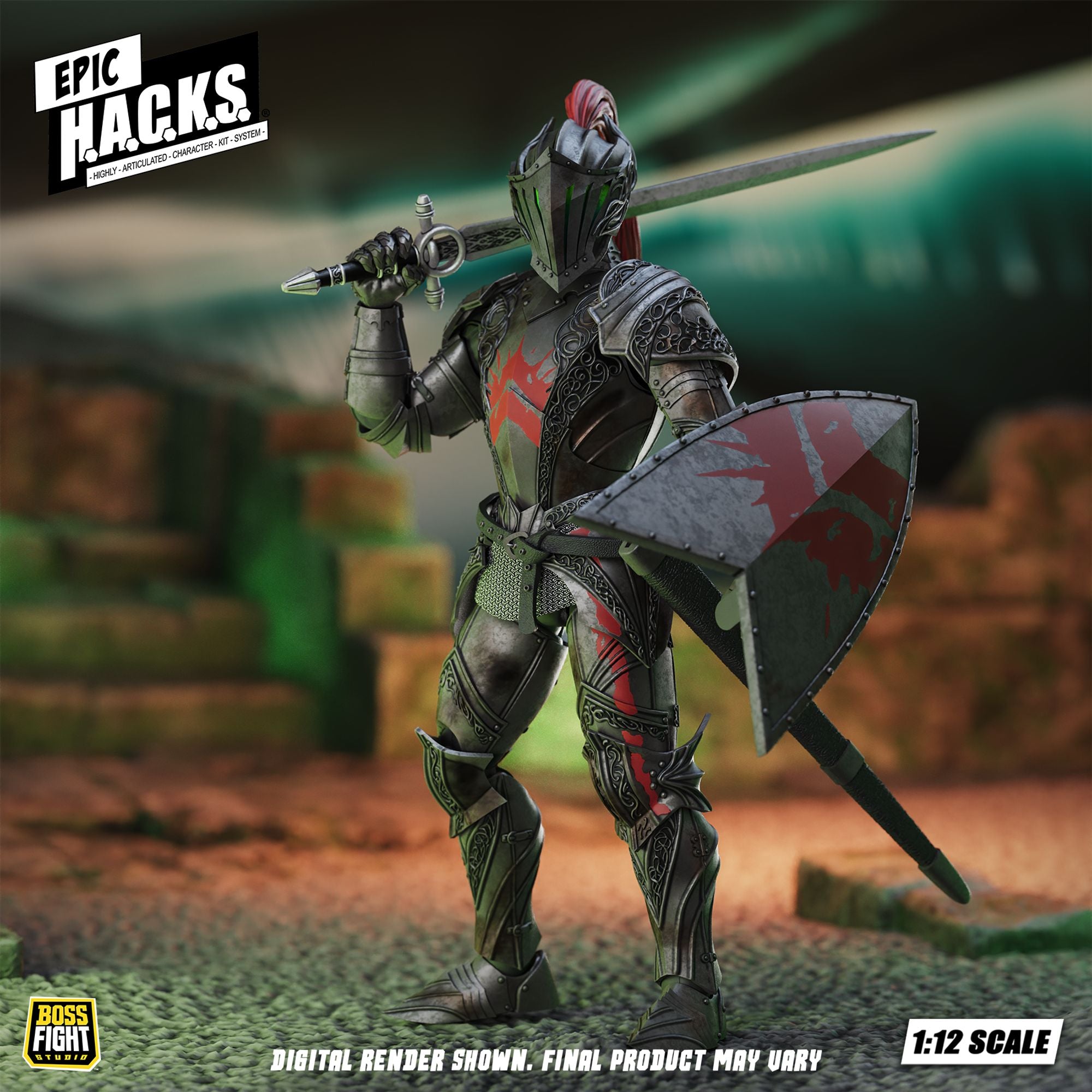 Boss Fight Studio Epic Hacks Dire Knight action figure