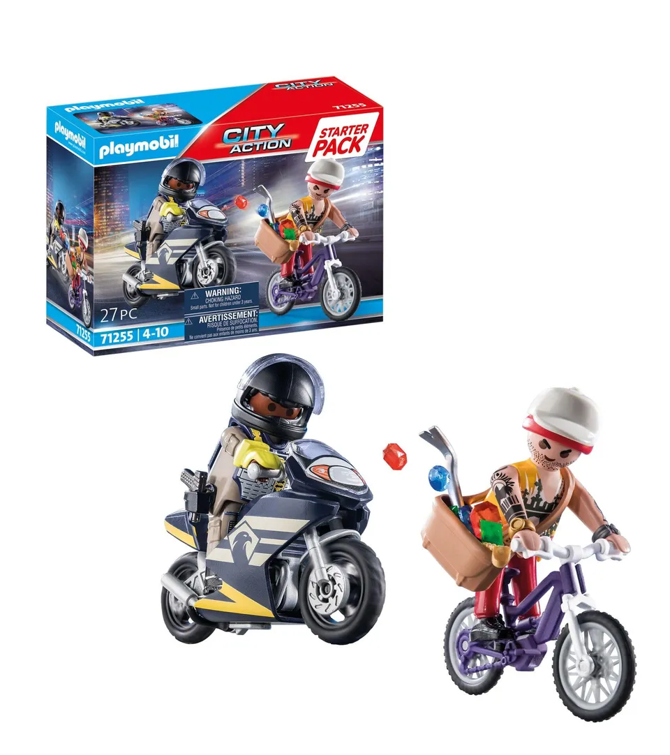 PLAYMOBIL City Action 71255 Starter Pack forze speciali playset moto