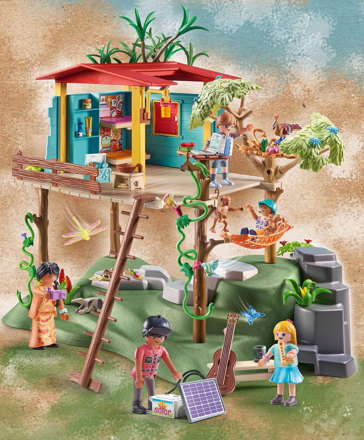 Playmobil Wiltopia 71013 casa albero amazzonica animali 154 pezzi