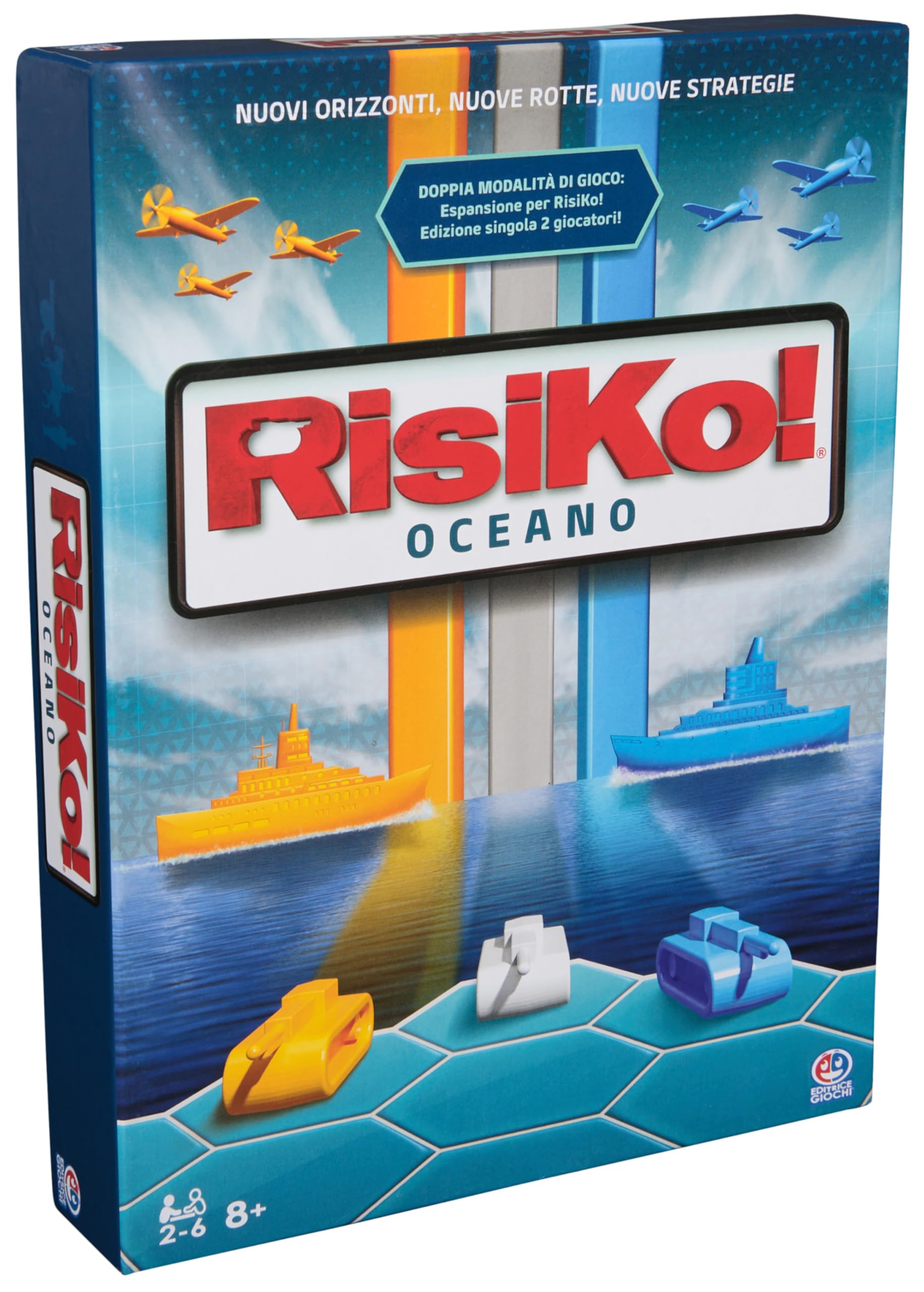 Risiko Oceano gioco da tavolo strategia 2 giocatori 8+