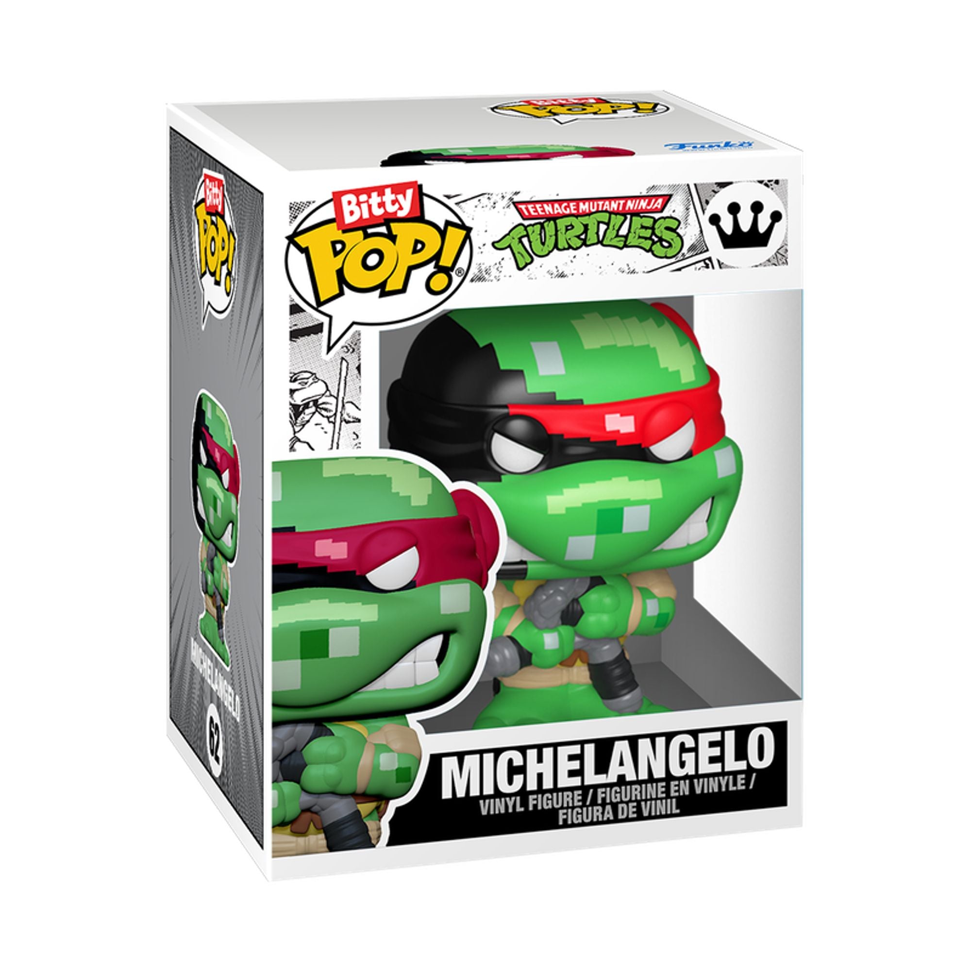 Funko TMNT Bitty Arcade mini figure vinile Tartarughe Ninja