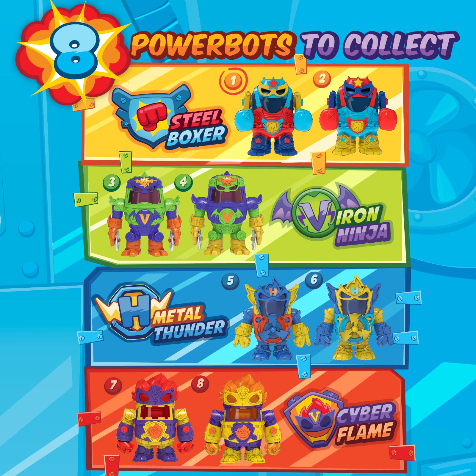 SUPERTHINGS Power Machines PowerBot robot collezione SuperThing
