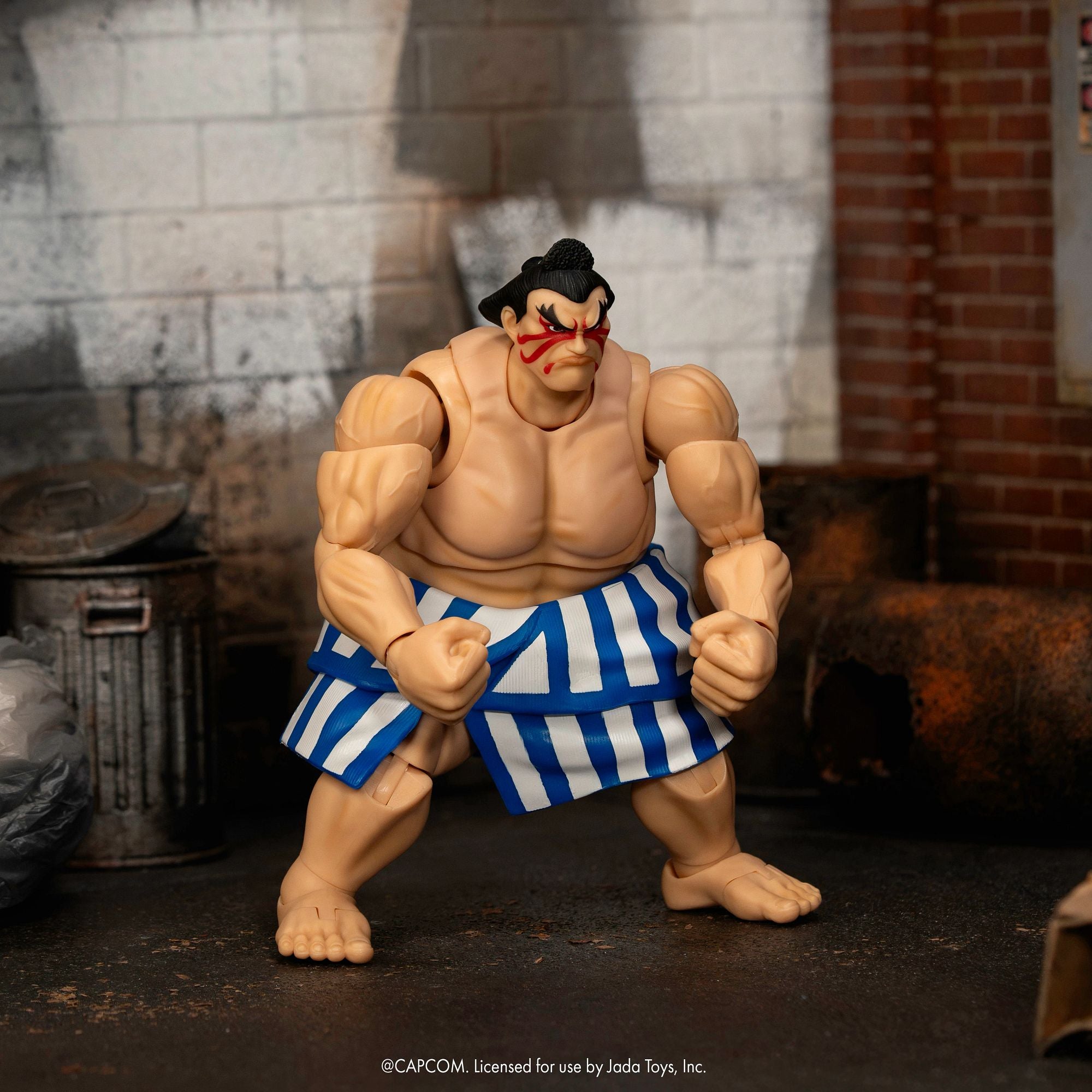 Jada Toys Street Fighter DLX E. Honda action figure 1/12