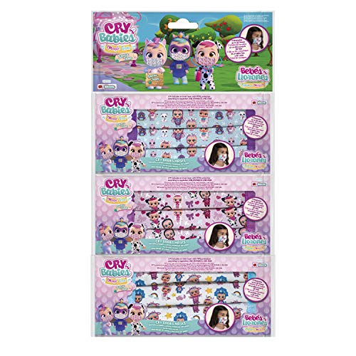 Cry Babies Magic Tears Mascherina Bocca e Naso Confezione da 3